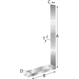 SIMPSON Zuganker HD 340 - M12 feuerverzinkt mit Zulassung