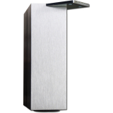 Sockelfu-CAPRI ALU, 50 x 50 x 200 mm, Aluminium Edelstahl Effekt