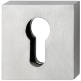 SOLIDO SH-Zylinderrosette auen 52 x 52 mm, Hhe 12 mm, ohne KZS,Edelstahl matt