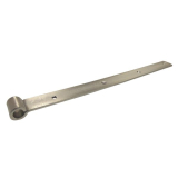 Langbnder mittig gerollt, o. Kegel, 600 x 40 x 5 mm, Edelstahl-Effekt