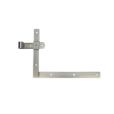 Torwinkelbnder einseitig gerollt, o.Kegel,Schenkel 400 x 300mm,Edelstahl-Effekt