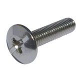 Spezialschraube SO Oval 4/5/6 - f�r Schrankrohrlager, M6 x 30 mm, Stahl verzinkt