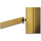 Sprossenkupplung zum Einbohren f. Sprossenkreuze, Kunststoff braun (12387)