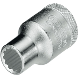 GEDORE Steckschlssel-Einsatz D19 DIN3124 1/2\"vierkant 24.0 mm zwlfkant
