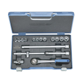GEDORE Steckschl�ssel-Satz 30GMU-10 3/8\"vierkant mit Umschaltknarre 17-teilig