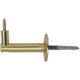 Stiegengriffsttze Rosetten  50 mm, Wandabstand 75 mm, Messing poliert