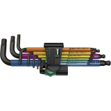 WERA Sechskant Stiftschl�ssel-Satz lang Multicolour 950 SPKL/9SMN 9-teilig
