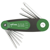 Torx Stiftschl�ssel-Satz im Klapphalter Serie 572 8-teilig