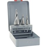 ALPEN Stufenbohrer-Satz Gr.1-3 HSS-Eco 2 Schneiden Bohrer  4.0-30.0 mm