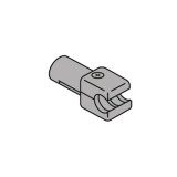 BLUM Querrelinghalter einfach, ZRU. 00EO, KS cremewei�