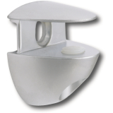 Glastablar-Klemmtrger Cobrone,Glasstrke 10 mm,Zinkdruckguss verchromt poliert