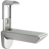 Tablar-Klemmtrger Kaiman Maxi, Materialstrke 39-73 mm, silberfarbig RAL 9006