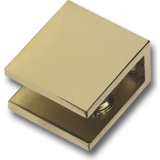 Glastablar-Klemmtrger Umag, Glas 8-10 mm, Breite 30 mm, Messing poliert