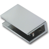 Glastablar-Klemmtrger Umag, Glas 6-8 mm, Breite 50 mm,Messing verchromt poliert