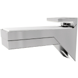 Tablar-Klemmtrger Kalabrone, Materialstrke 8-30 mm, silberfarbig RAL 9006