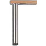 Tischfu zylindrisch  60 mm, Lnge 700 mm, Edelstahl