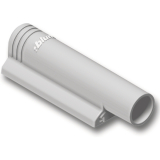 BLUM BLUMOTION Adapterplatte gerade, Kunststoff RAL 7036 platingrau