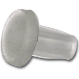 TD2 T�ranschlagd�mpfer zum Einbohren �8,8 x 2,5, Bohrma� �5x9,weich,transp.