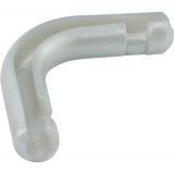 Eckverbinder, KS silber RAL 9006