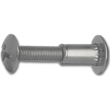 SECOTEC Verbindungsschrauben M6 vernickelt fr Holzstrke 30-40 mm SB-8 BL2