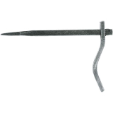 Verputzhaken aus Stahl geschmiedet Lnge 150 mm