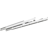 FULTERER FR 6500 Rollschubfhrung - Vollauszug, Lnge 250 mm, wei pulverbesch.