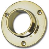 Wandscheibe WS1 � 52 mm, f�r Schrankrohr � 25 mm, Zamak verchromt