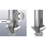 WERA Schraubendreher 355PZ Lasertip PZ 2/200 mm Pozidriv
