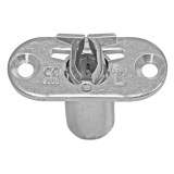 Schaltschloss 4685, Stulp 24 x 54 mm rund, Stahl verzinkt