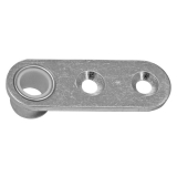 Stangenf�hrungsplatte 9653 f�r Rundstange � 10 mm, Stahl verzinkt