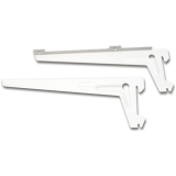 Winkeltr�ger 10300, L 330, Tragkr. 55KG, Stahl, wei�-alu (RAL 9006)