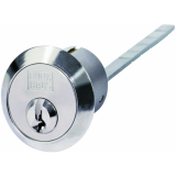 Auenzylinder key Tec RPE Lagerprogramm, fr GEGE Kasten.Messing vernickelt matt