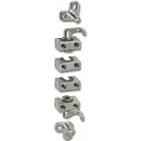 HEKNA Drehstangenschloss Zubeh�r-Set zum Aufschrauben � 6 mm