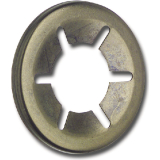 Achsenklemmring ohne Kappe 8 mm Federstahl brniert