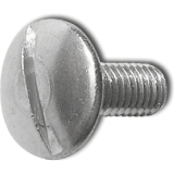 Becherschrauben M 5x 10 Edelstahl A2 mit Schlitz