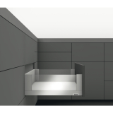 BLUM LEGRABOX free SET H C, TIP-ON, 40kg, NL 400, Oriongrau