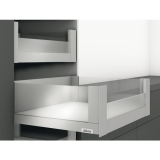 BLUM LEGRABOX Vorderst�ck mit Nut, 1043, Aluminium Oriongrau-matt