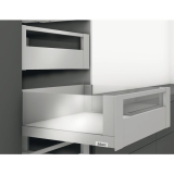 BLUM LEGRABOX Vorderst�ck ohne Nut, 1043, Aluminium eloxiert NIRO 2