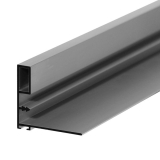 Griffleiste zum Einnuten Aussen schmal, L - 2600, Aluminium silber eloxiert