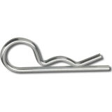 Federstecker einfach 6x105 Federstahl verzinkt ~DIN11024