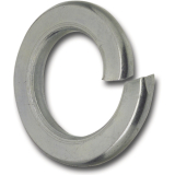 DIN 127A M 5 verzinkt Federring mit aufgebogenen Enden