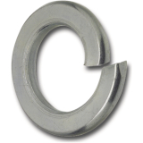 DIN 127B M24 verzinkt Federring mit glatten Enden