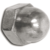 DIN1587 M16 Edelstahl A4 Hutmutter hohe Form