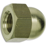 DIN1587 M 5 Messing blank Hutmutter hohe Form