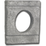 DIN 434 M20 feuerverzinkt Scheibe f�r U-Tr�ger Neigung 8 %