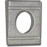 DIN 434 M20 verzinkt Scheibe f�r U-Tr�ger Neigung 8 %