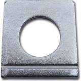 DIN 435 M10 verzinkt Scheibe f�r I-Tr�ger Neigung 14 %