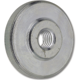 DIN 467 M 8 verzinkt Rndelmutter flache Form