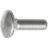 DIN 603 M10x 20 Edelstahl A2 Torbandschraube ohne Mutter