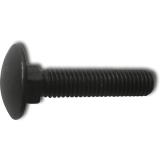 DIN 603 M 6x 30 schwarz verzinkt ohne Mutter